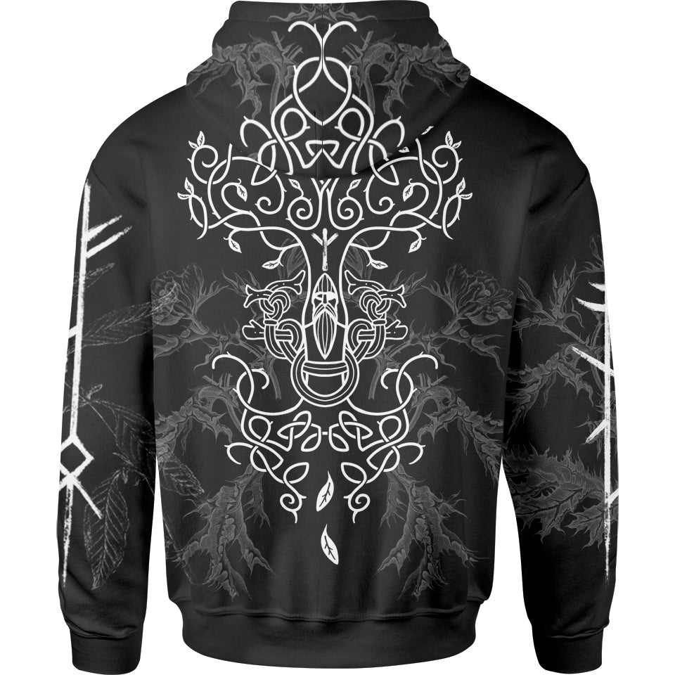 Wisdom of Odin Zip Hoodie