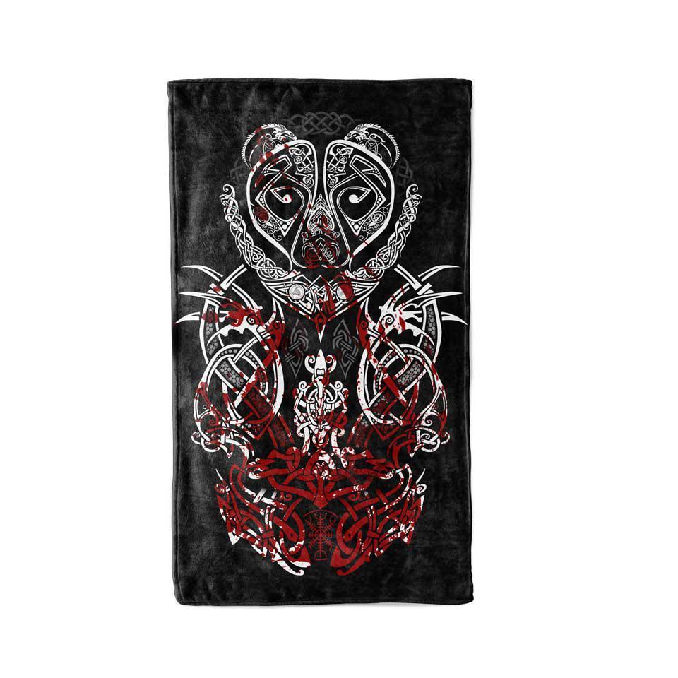 Beach Towel 30x60 Berserker Beach Towel-Limited BERSERKER-BLOOD_BEACH-TOWELS_30x60