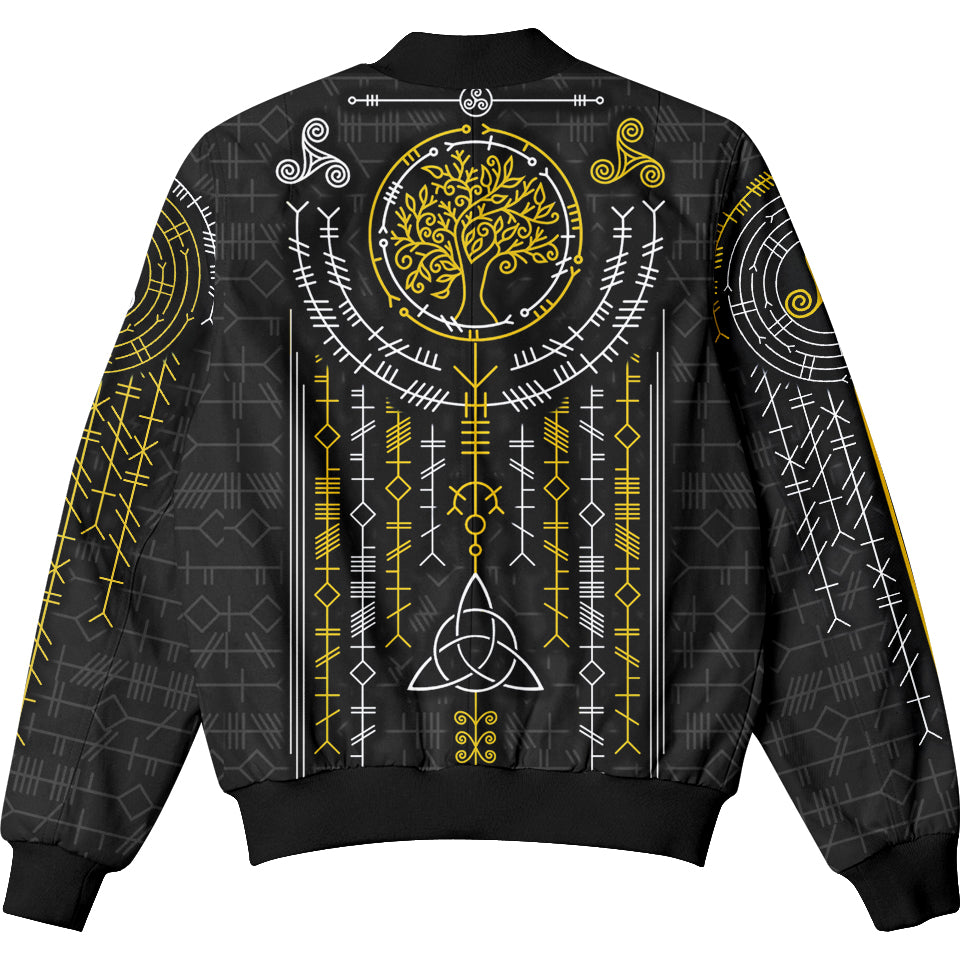 Bomber Jacket Ogham Bomber Jacket - Black Edition
