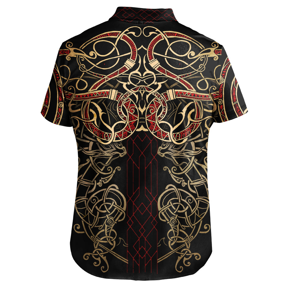 Button Up Shirt Loki Button Up Shirt - Fire Edition