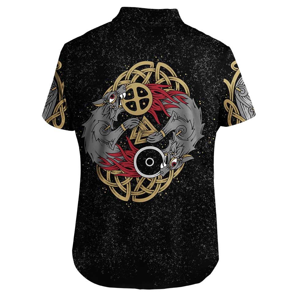 Button Up Shirt Skoll & Hati Button Up Shirt