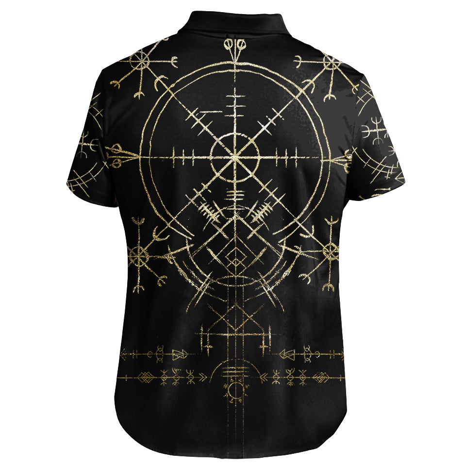 Button Up Shirt The Stave Button Up Shirt - Gold