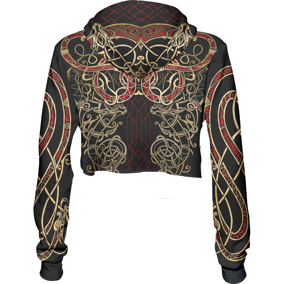 Crop Hoodie Loki Crop Hoodie - Fire Edition
