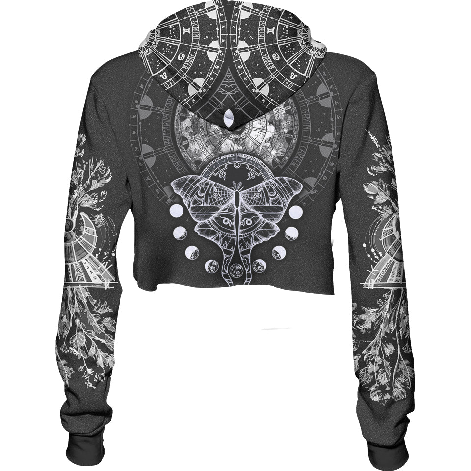 Crop Hoodie Moon Magic Crop Hoodie
