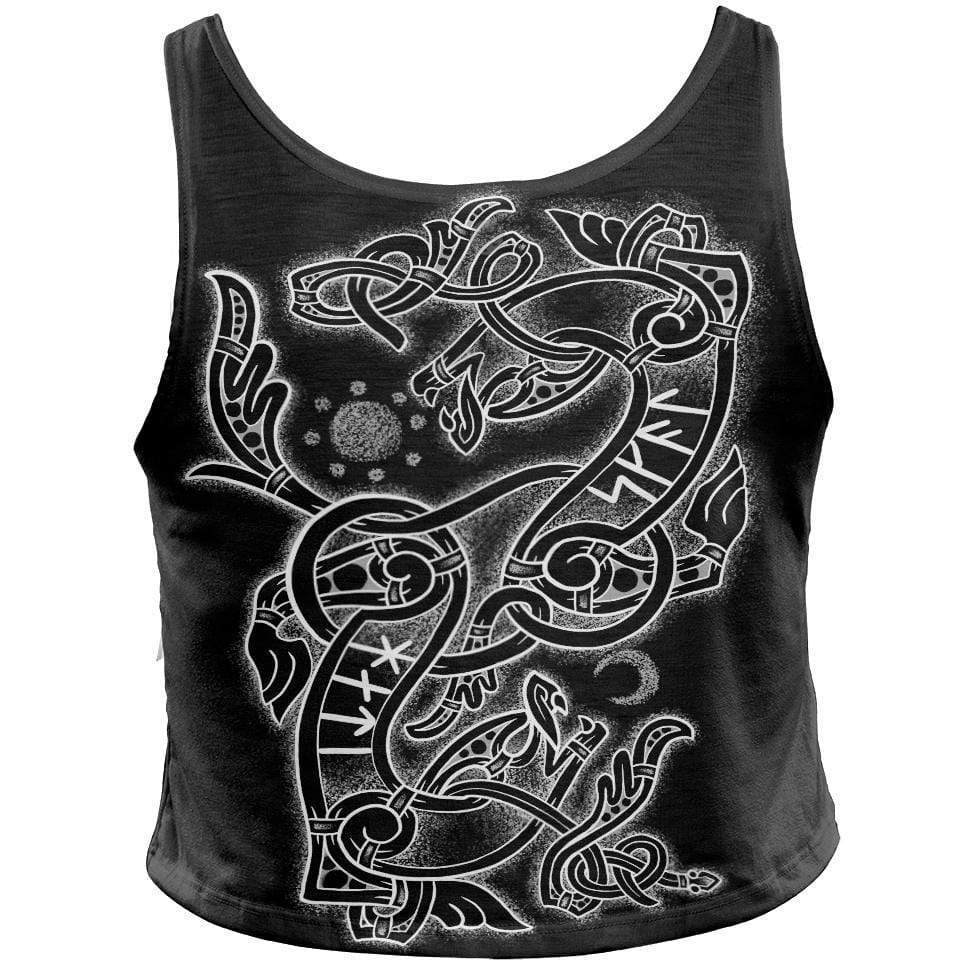 Crop Top Odin Mask Crop Top