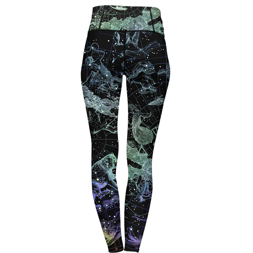 High Waisted Leggings Constellations High Waisted Leggings