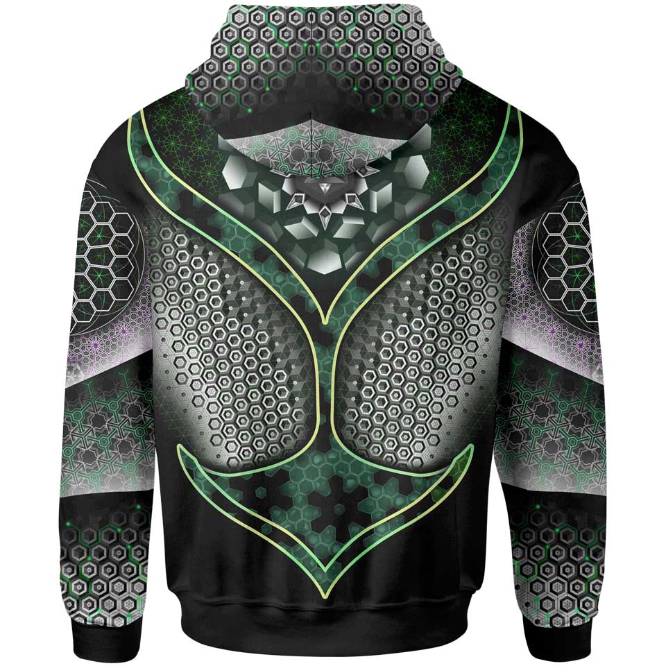 Hoodie Cyber Blackout Pullover Hoodie