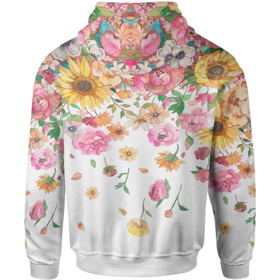 Hoodie Flower Reign Pullover Hoodie