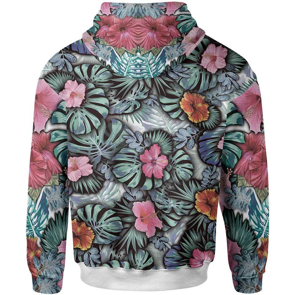 Hoodie Hibiscus Pullover Hoodie