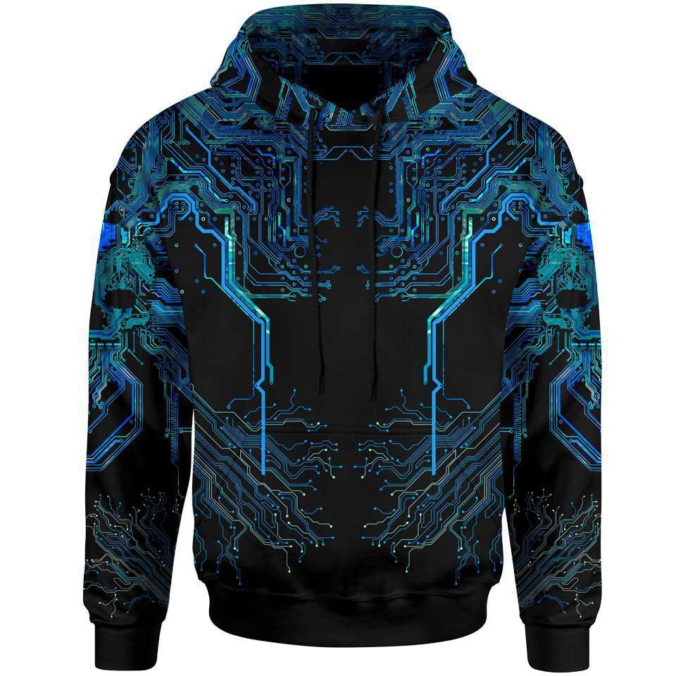Cyber Pullover Hoodie – Lunafide