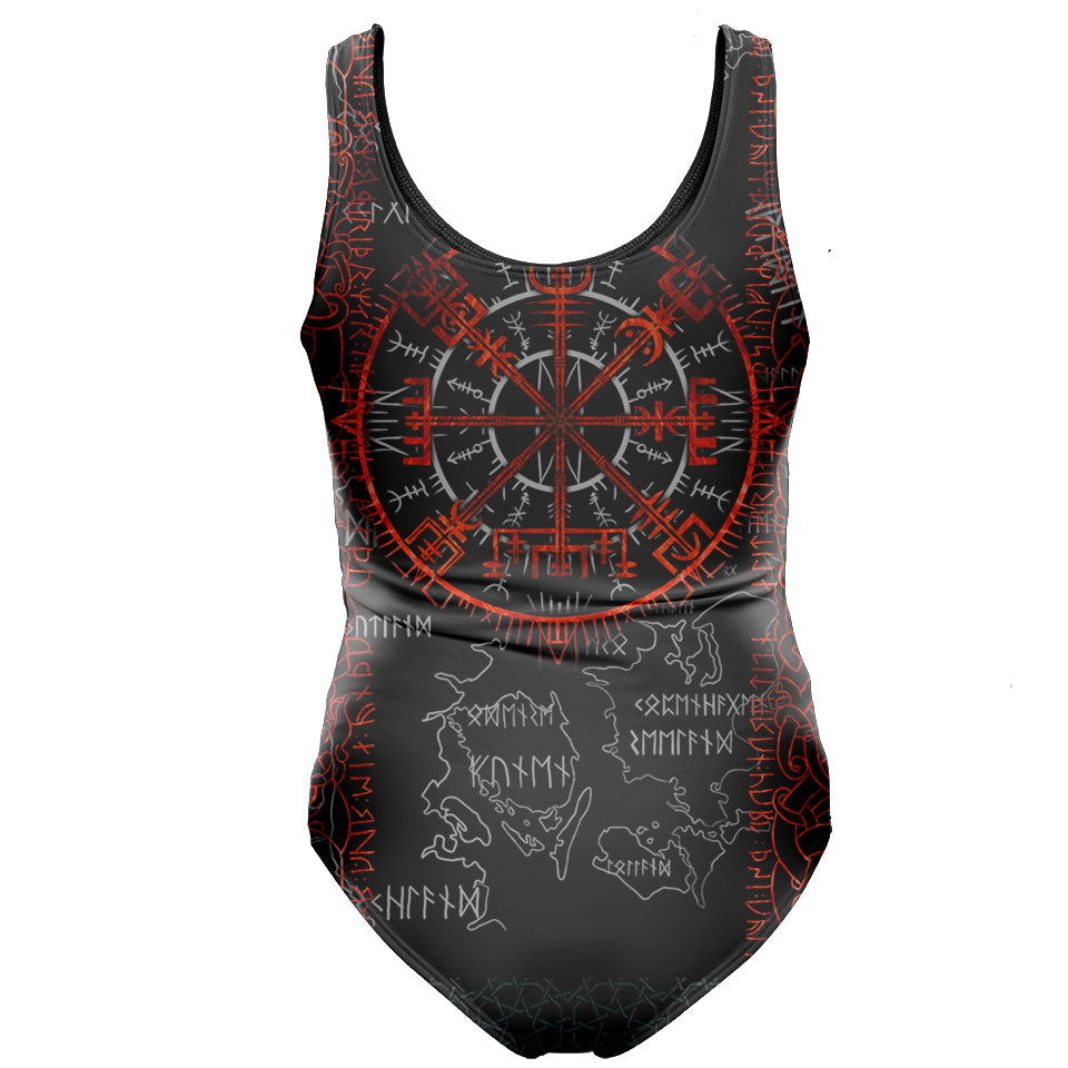 One-Piece Swimsuit Vegvisir Swimsuit - Ember Edition