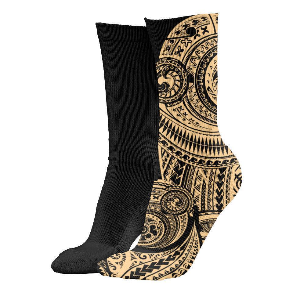 Socks Polynesian Socks polynesian_yellow_socks