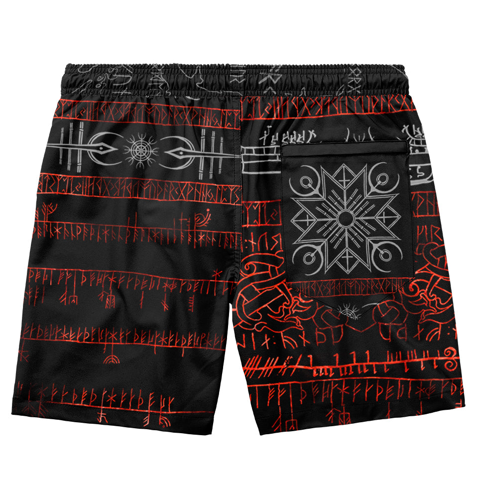 Swim Trunks Vegvisir Swim Trunks - Ember Edition