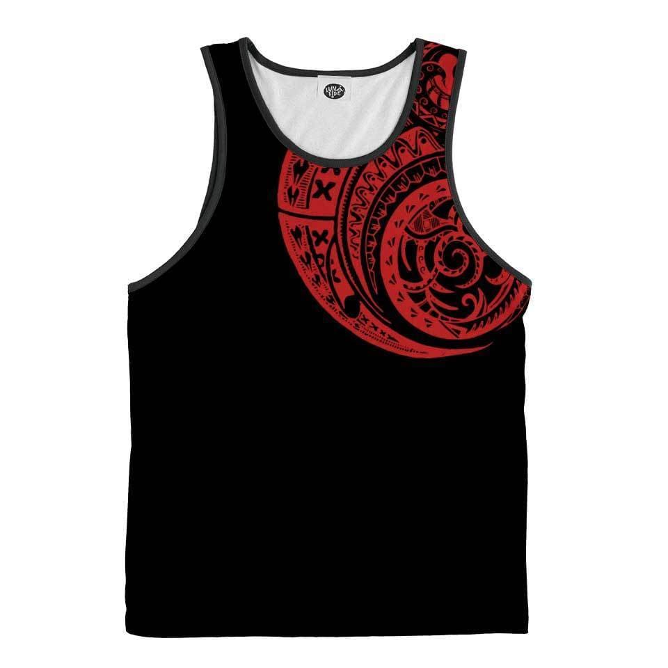Tank S / Red Polynesian Tank POLYNESIAN-RED_UNISEX-TANK-TOP_SM