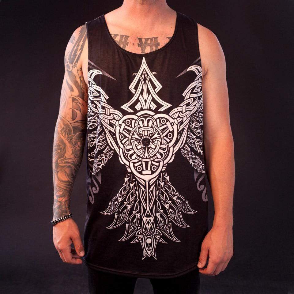 Tank S / White Huginn Tank HUGGIN-WHITE_UNISEX-TANK-TOP_SM