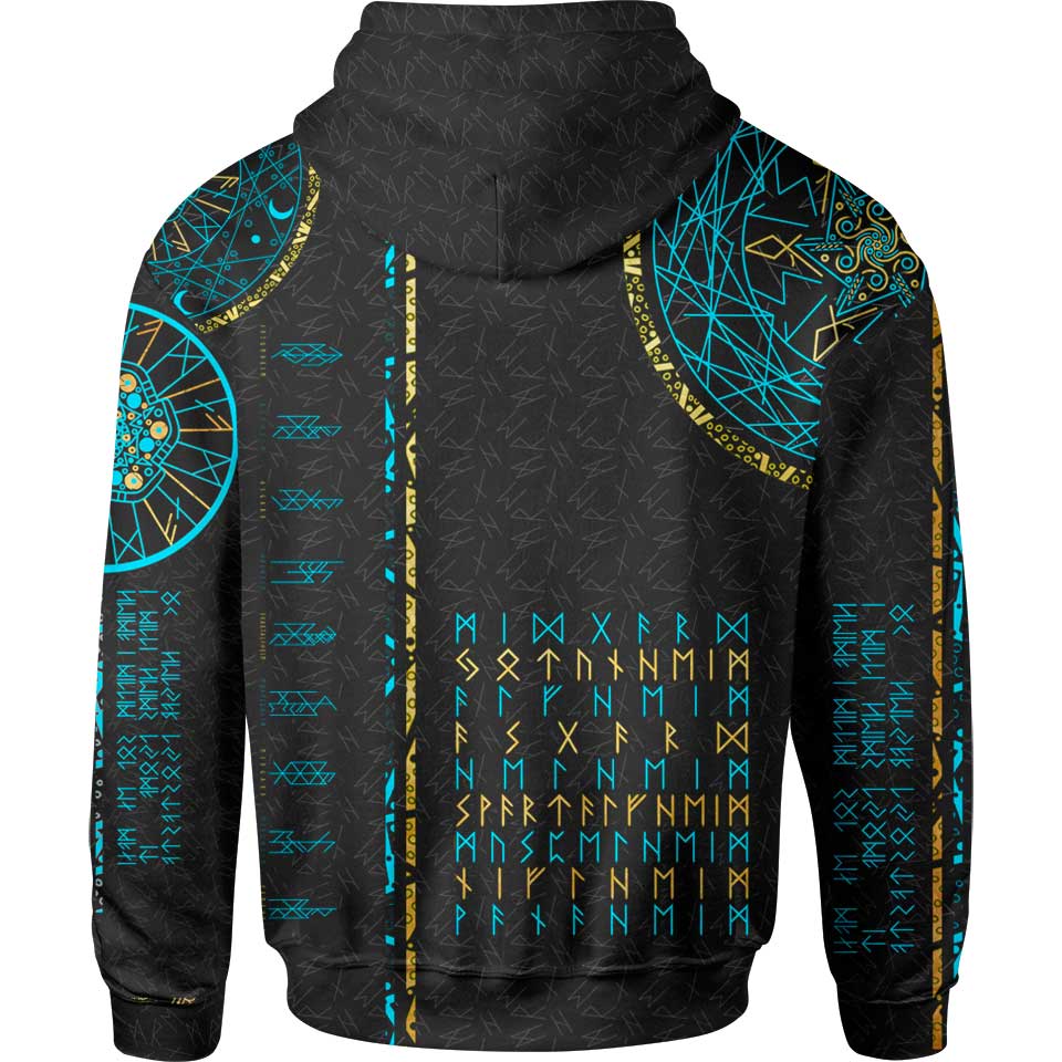 Zip-Hoodie Nine Worlds Zip Hoodie - Night Edition