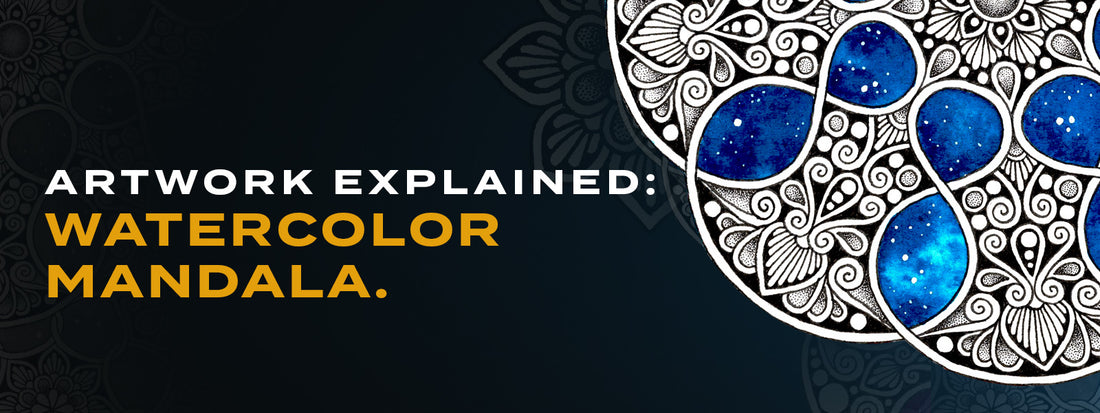 Artwork Explained: Watercolor Mandala