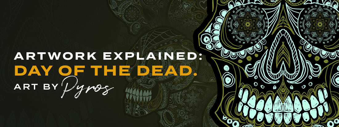 Artwork Explained: Day of the Dead inspired Sugar Skull.