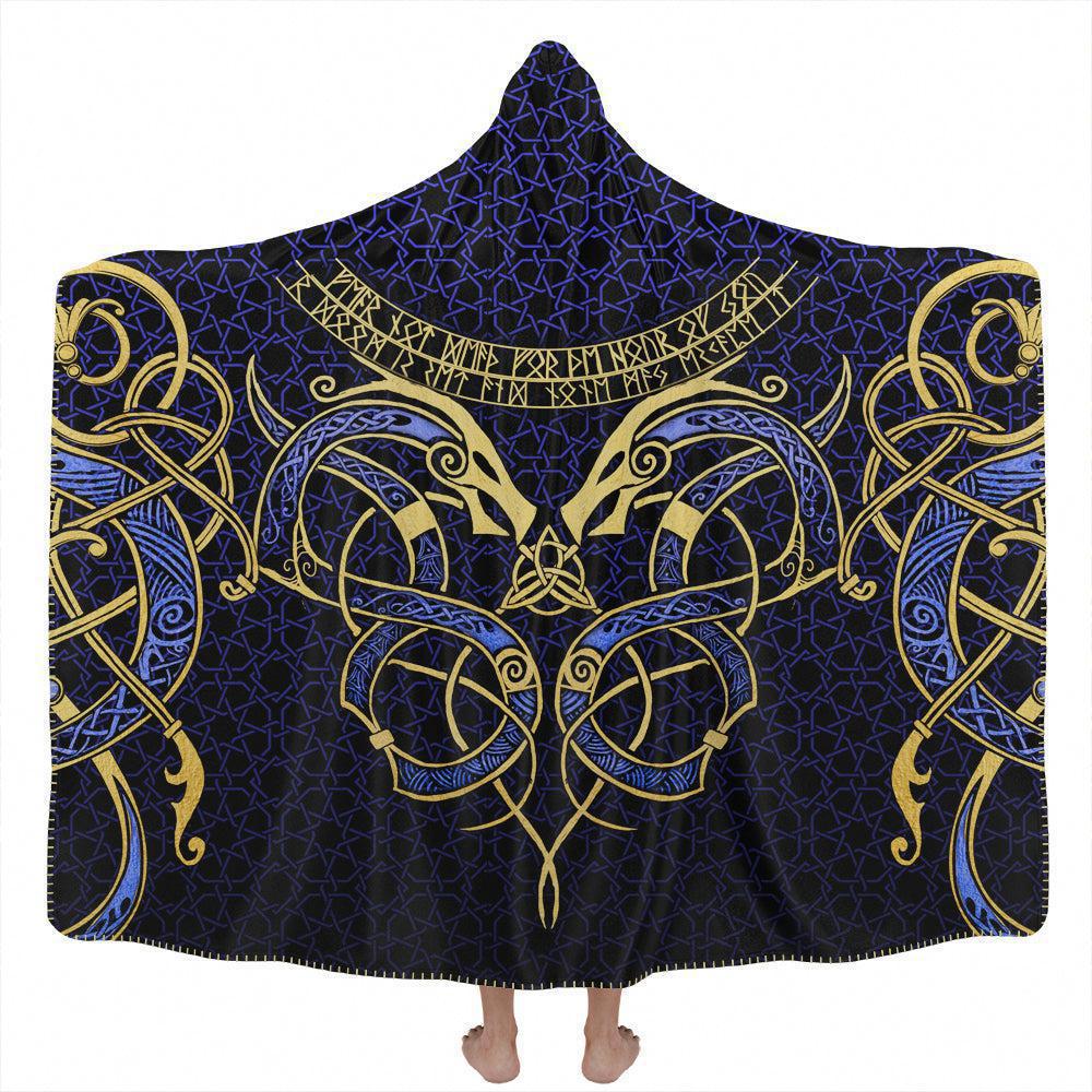 The Great Serpent Hooded Blanket