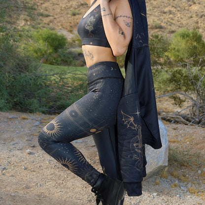 Dragon Luna High Waisted Leggings