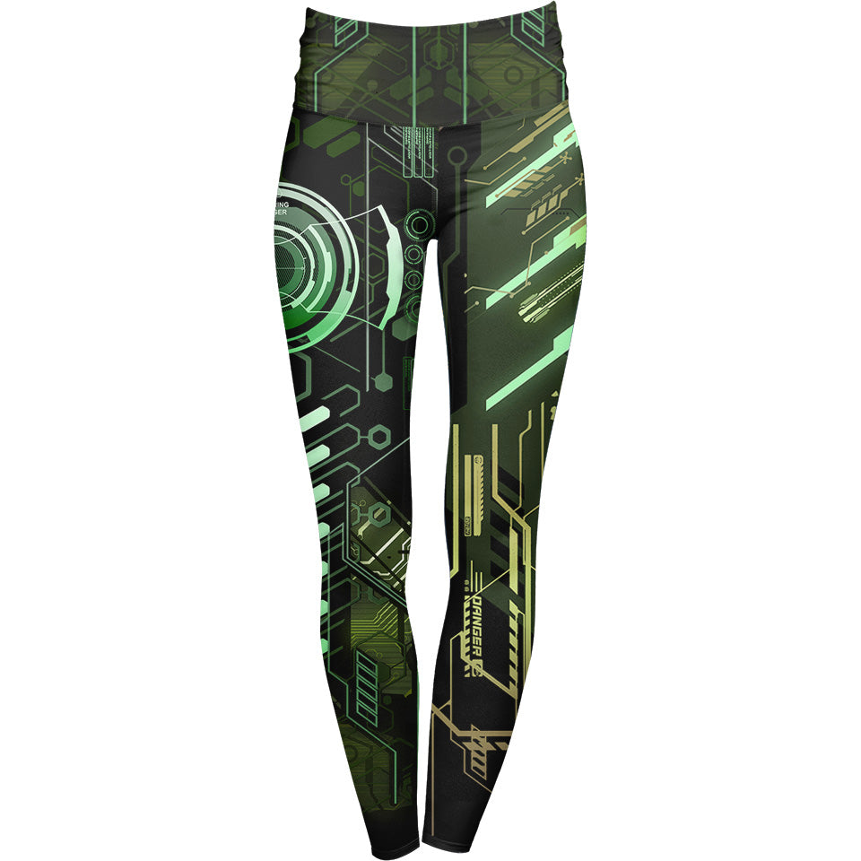 Protocol Zero High Waisted Leggings - Biocore Edition