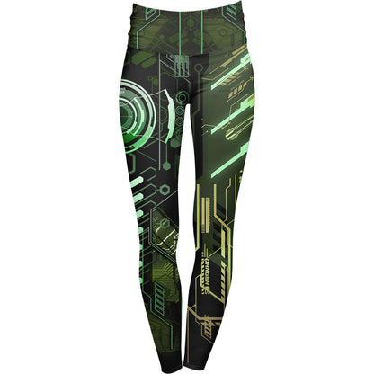 Protocol Zero High Waisted Leggings - Biocore Edition