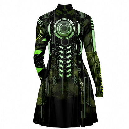 Protocol Zero Skater Dress - Biocore Edition