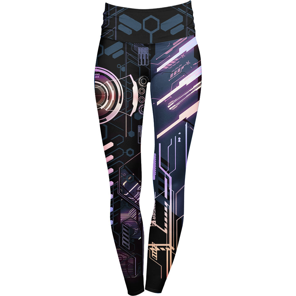 Protocol Zero High Waisted Leggings - ShadowSync Edition