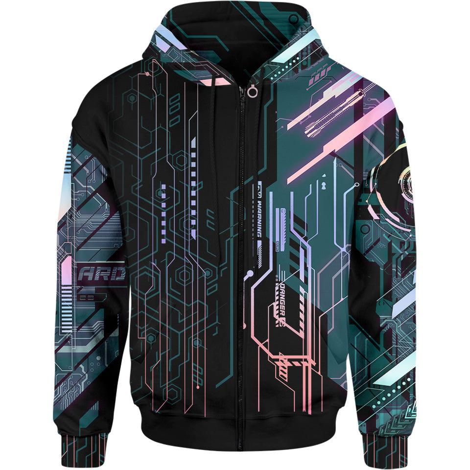 Protocol Zero Zip Hoodie - ShadowSync Edition