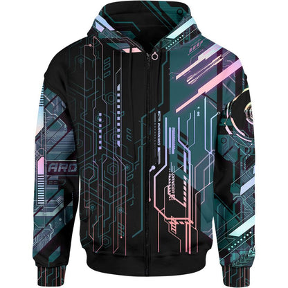 Protocol Zero Zip Hoodie - ShadowSync Edition