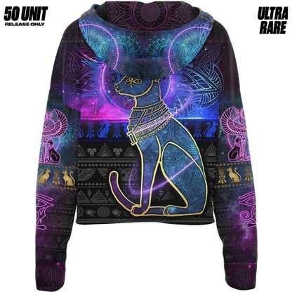 Bastet Drop Shoulder Crop Hoodie - Solarveil Edition - Ultra Rare - 50 Unit Release