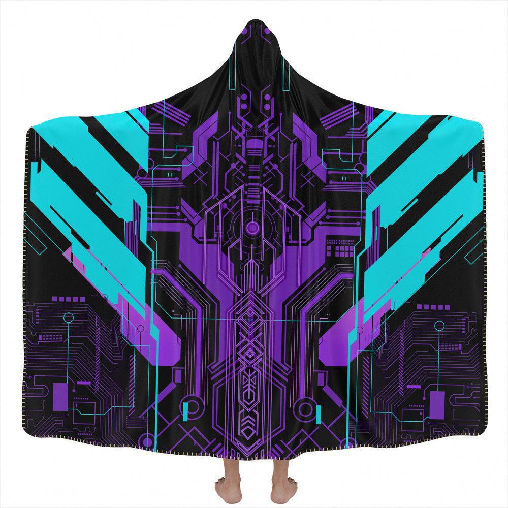 Ultraviolet Hooded Blanket