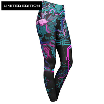 Cyber High Waisted Leggings - Limited