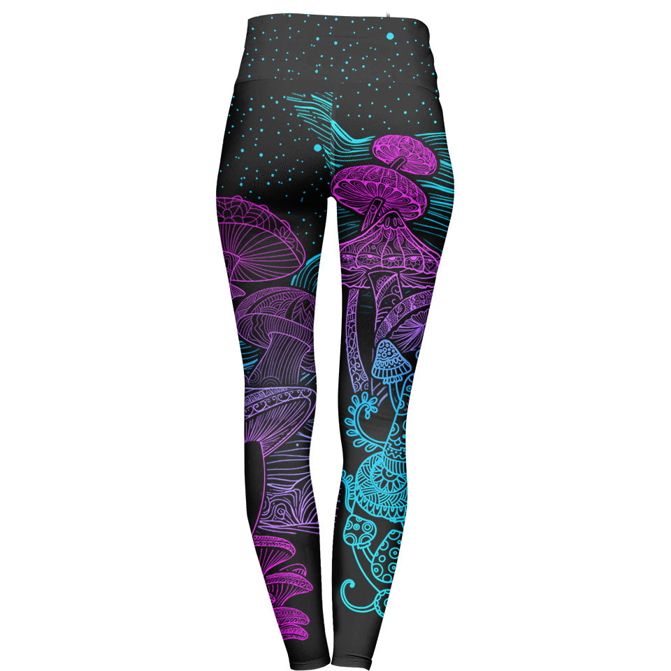 Mycelia High Waisted Leggings & Crop Hoodie Set