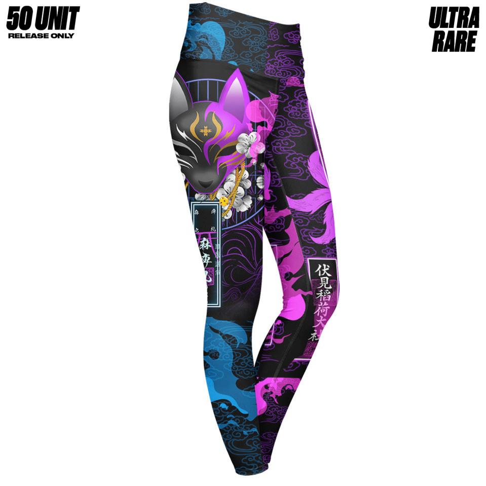 Kitsune High Waisted Leggings - Ameratsu Edition - Ultra Rare - 50 Unit Release
