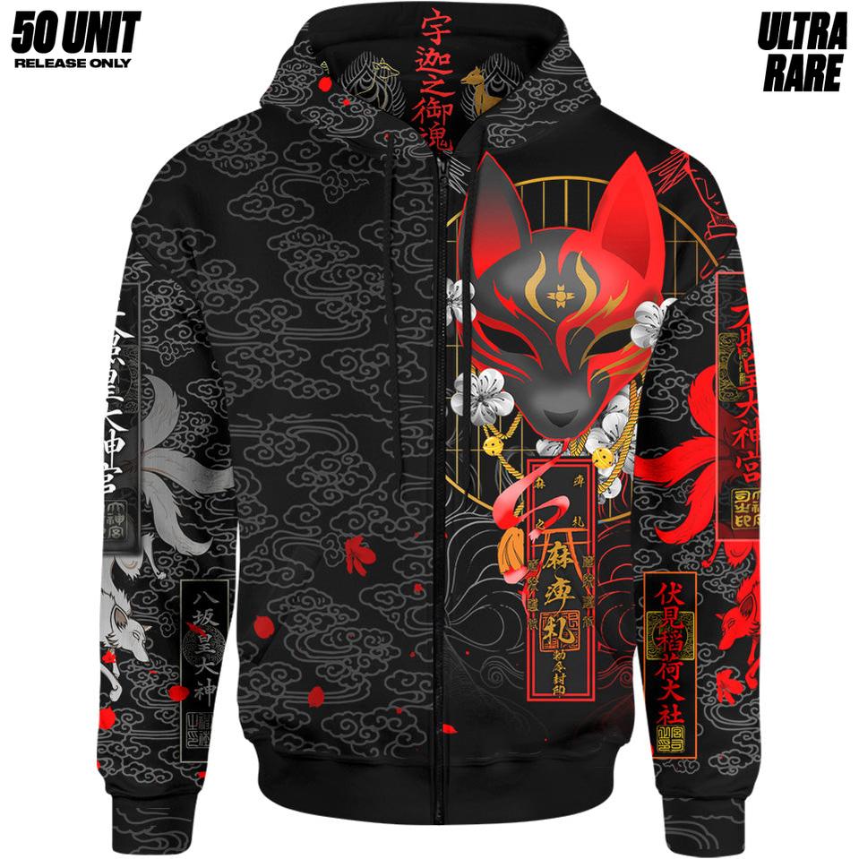 Kitsune Zip Hoodie - Bijuu Edition - Ultra Rare - 50 Unit Release