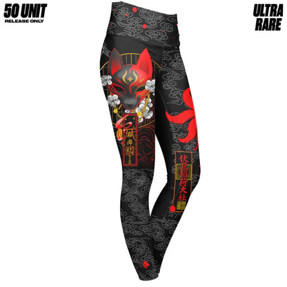 Kitsune High Waisted Leggings - Bijuu Edition - Ultra Rare - 50 Unit Release