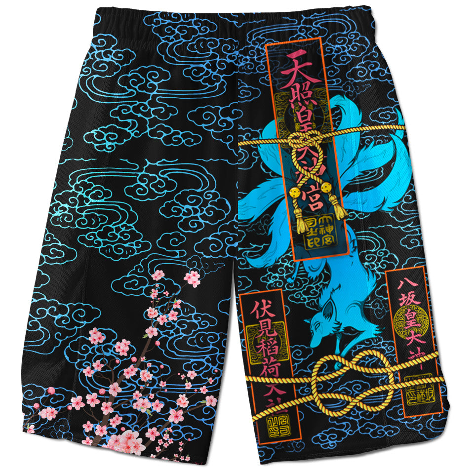 Kitsune Shorts - Blue Edition