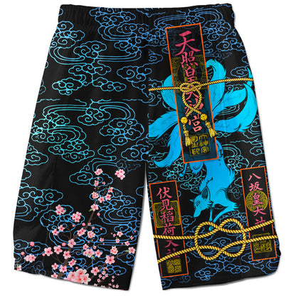 Kitsune Shorts - Blue Edition