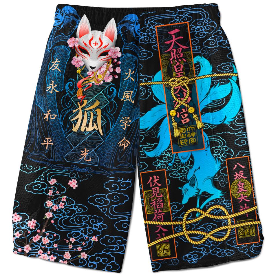Kitsune Shorts - Blue Edition