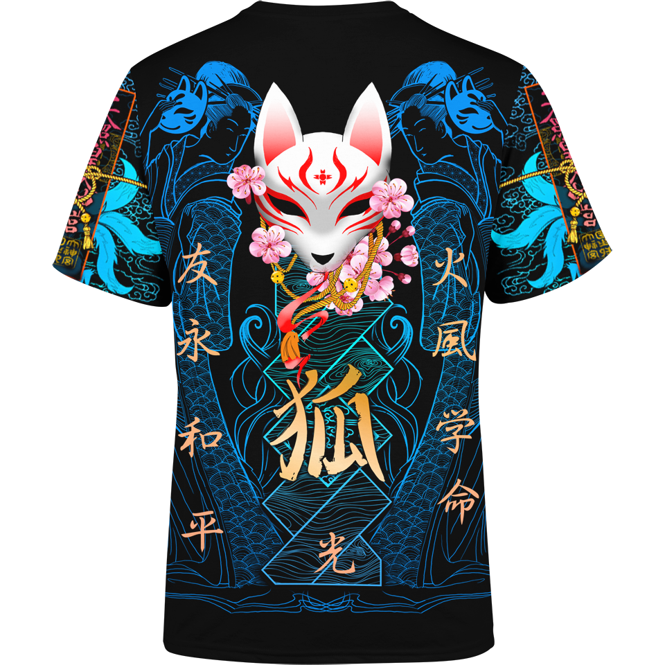 Kitsune Shirt - Blue Edition