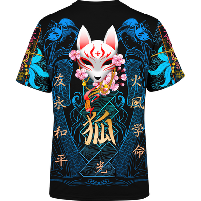 Kitsune Shirt - Blue Edition