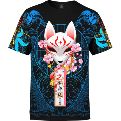 Kitsune Shirt - Blue Edition