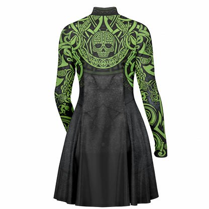 Medusa Skater Dress - Snake Edition