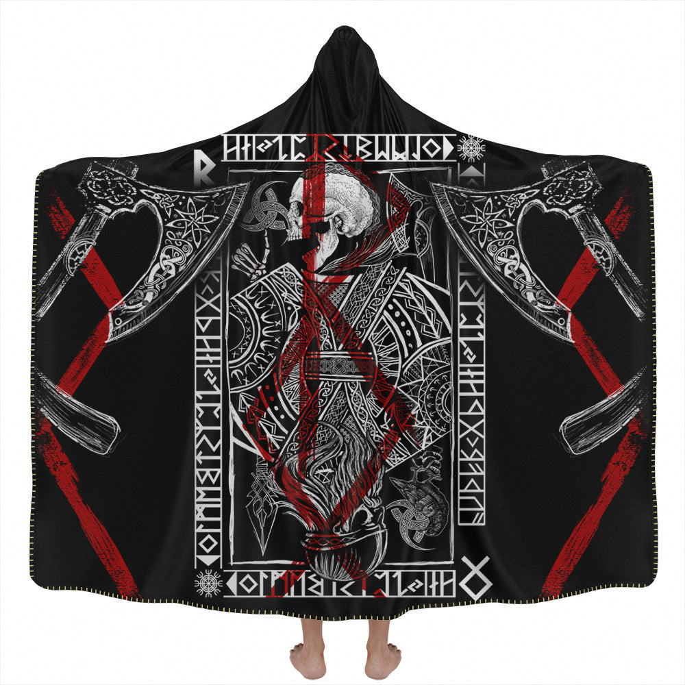 Ragnar Lothbrok Hooded Blanket