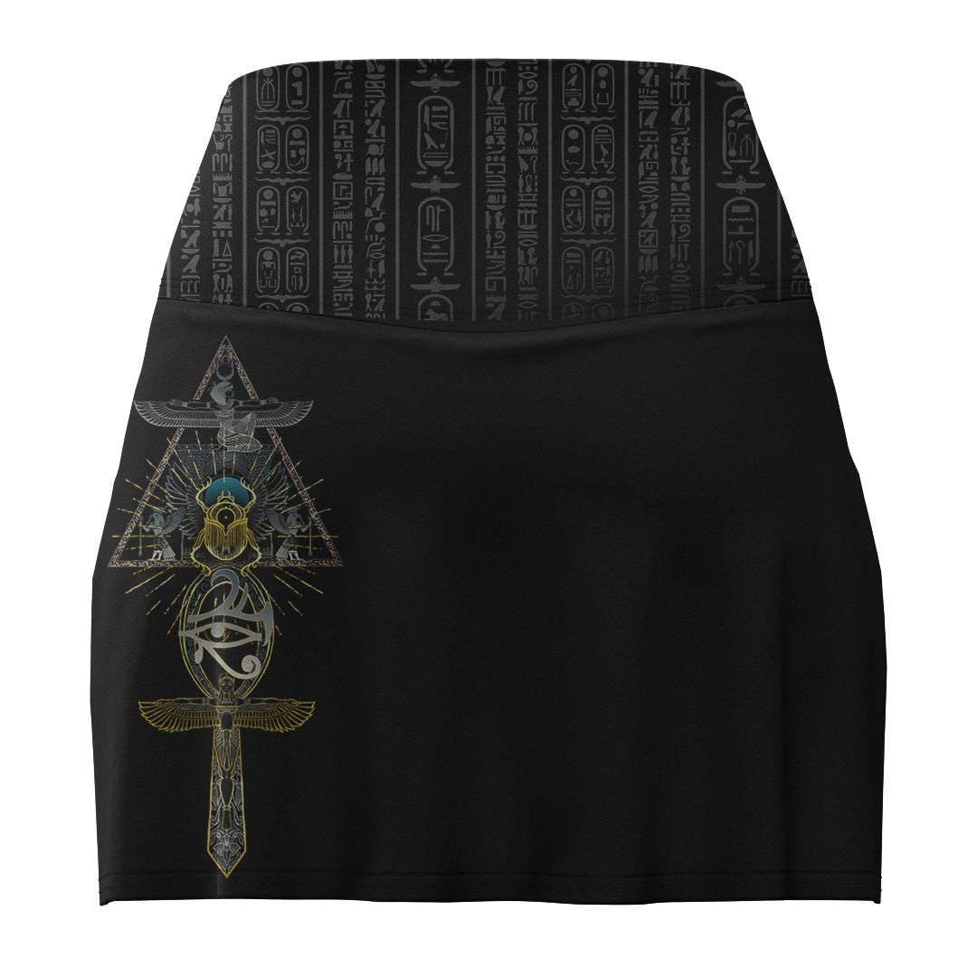 Egyptian Scarab Athletic Skort