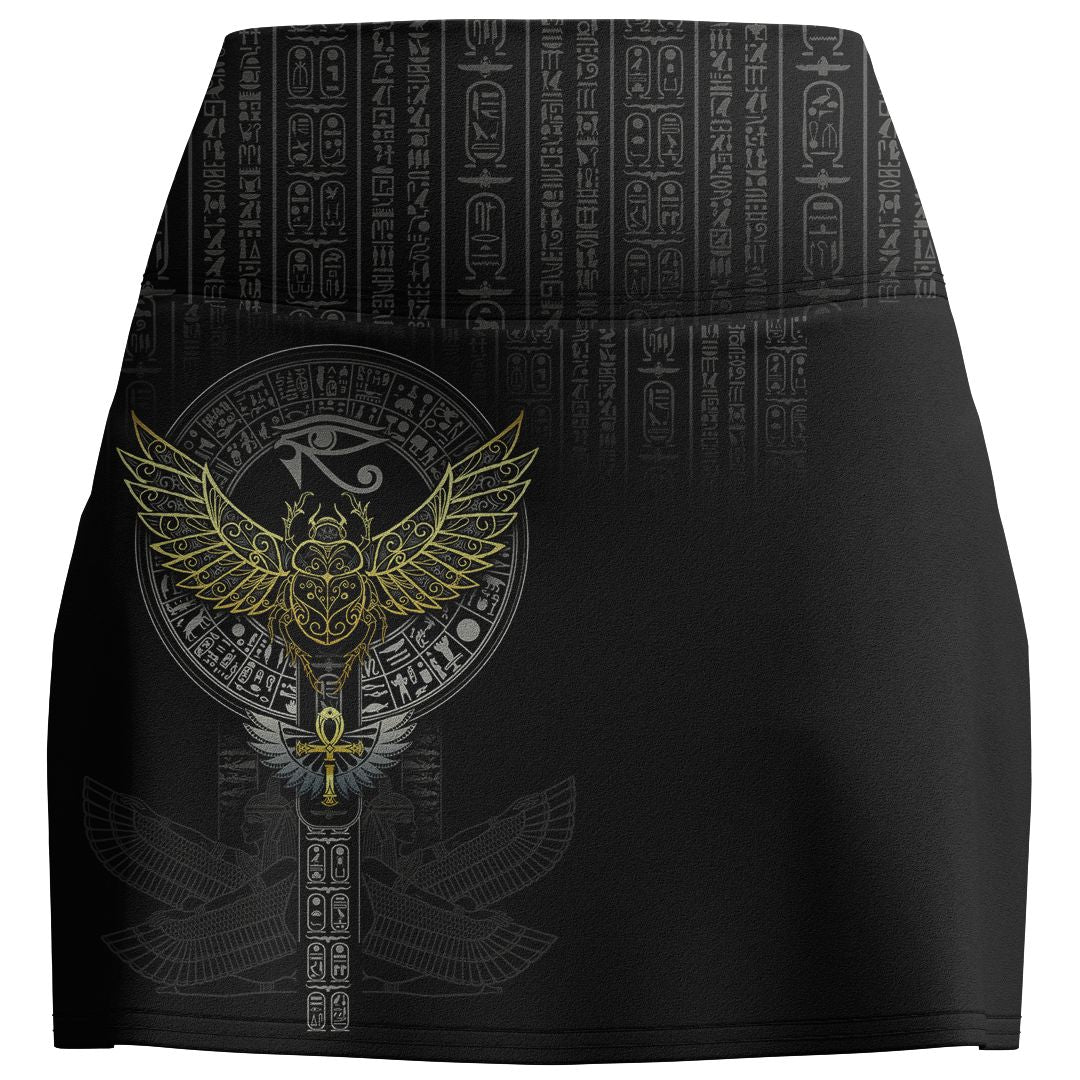Egyptian Scarab Athletic Skort
