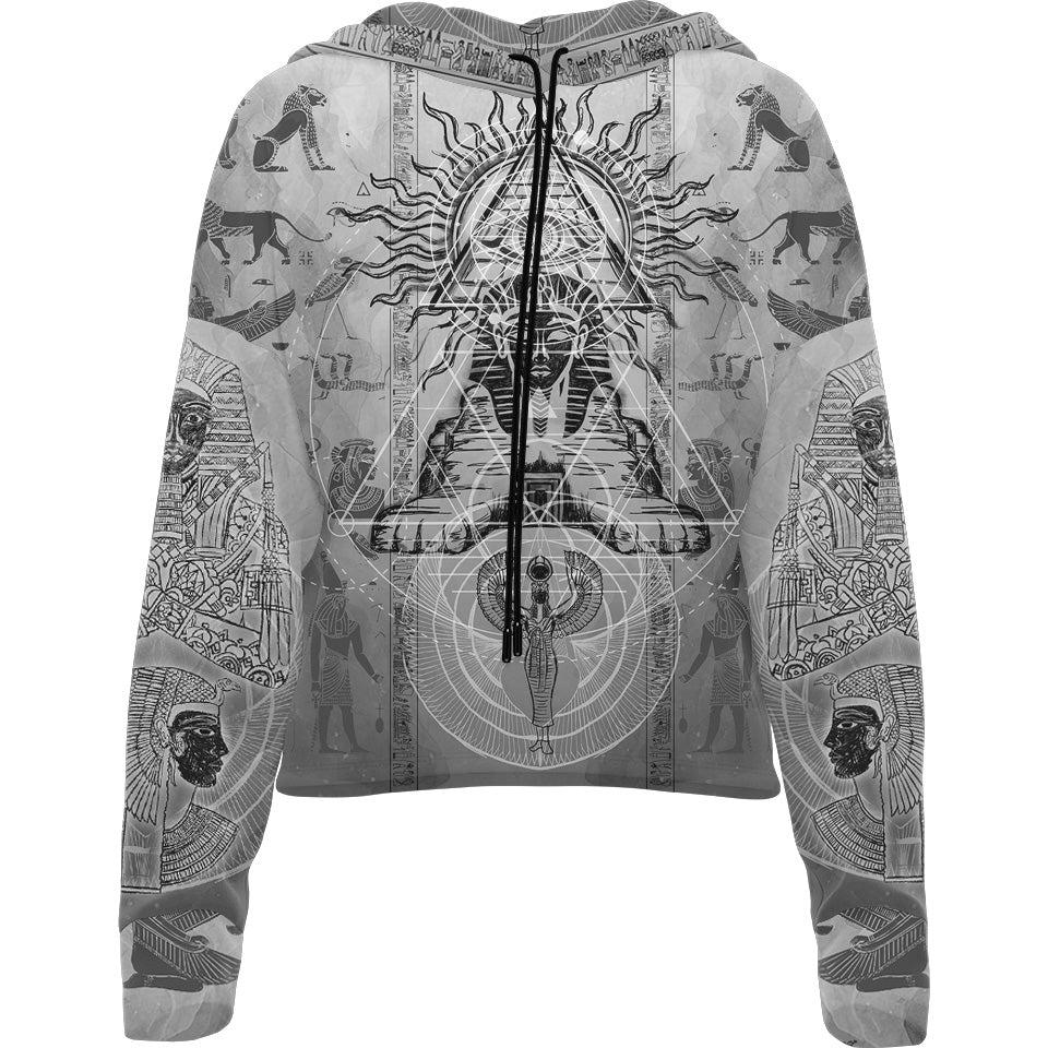 Sphinx Drop Shoulder Crop Hoodie