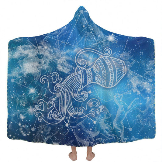 Aquarius Hooded Blanket