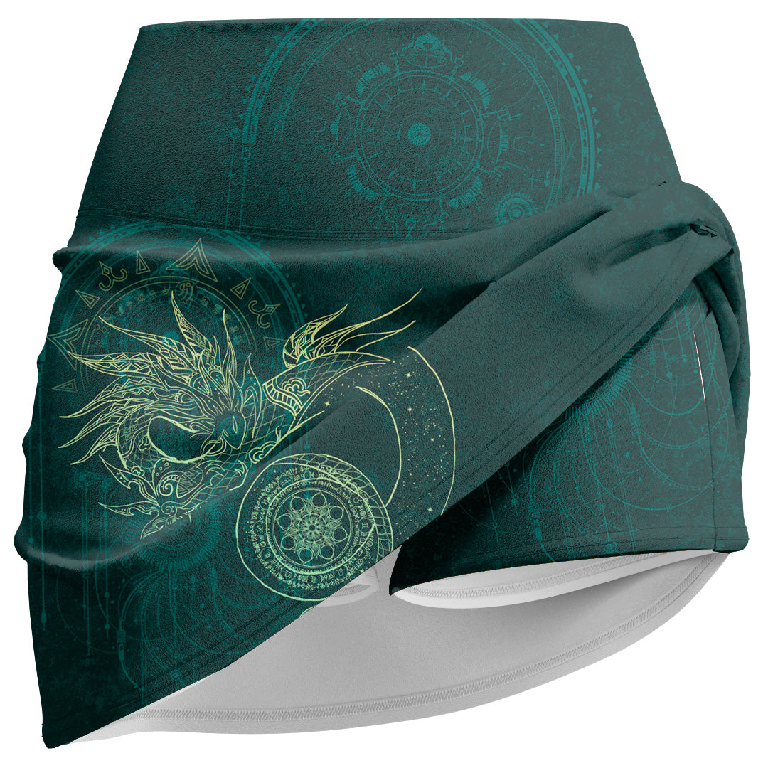 Celestial Dragon Athletic Skort